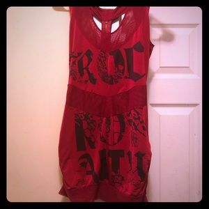 Roca Wear black and red dress